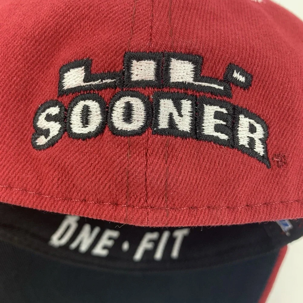 Lil' Sooner OU Hat INFANT Baby Oklahoma One Fit Structured Baseball Cap TOW